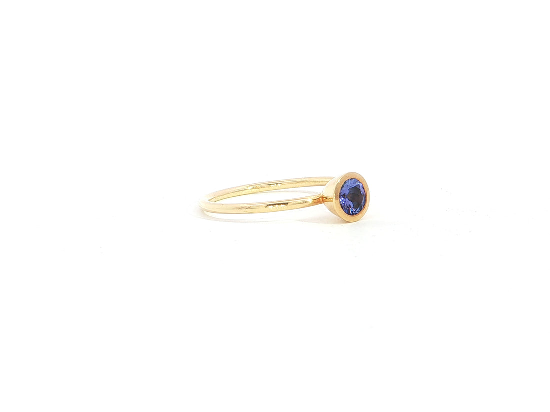 Sola · Tansanit · 750er Gelbgold