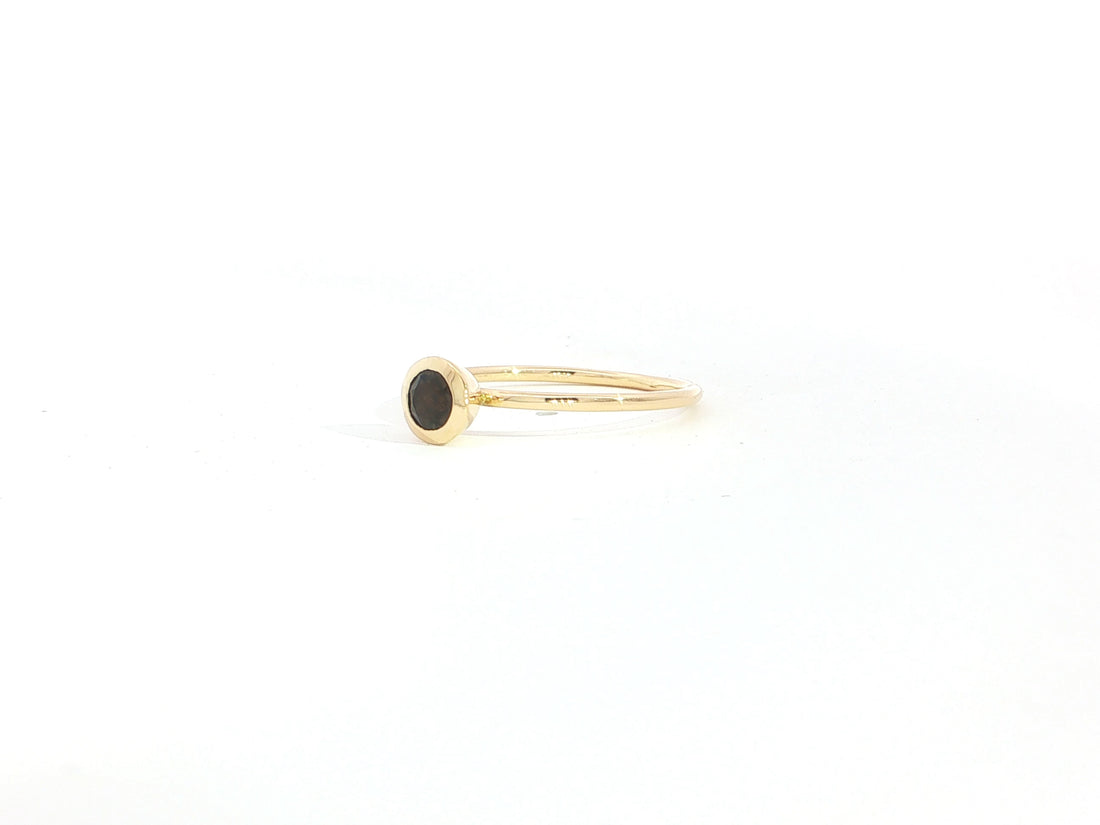Sola · Rauchquarz · 750er Gelbgold