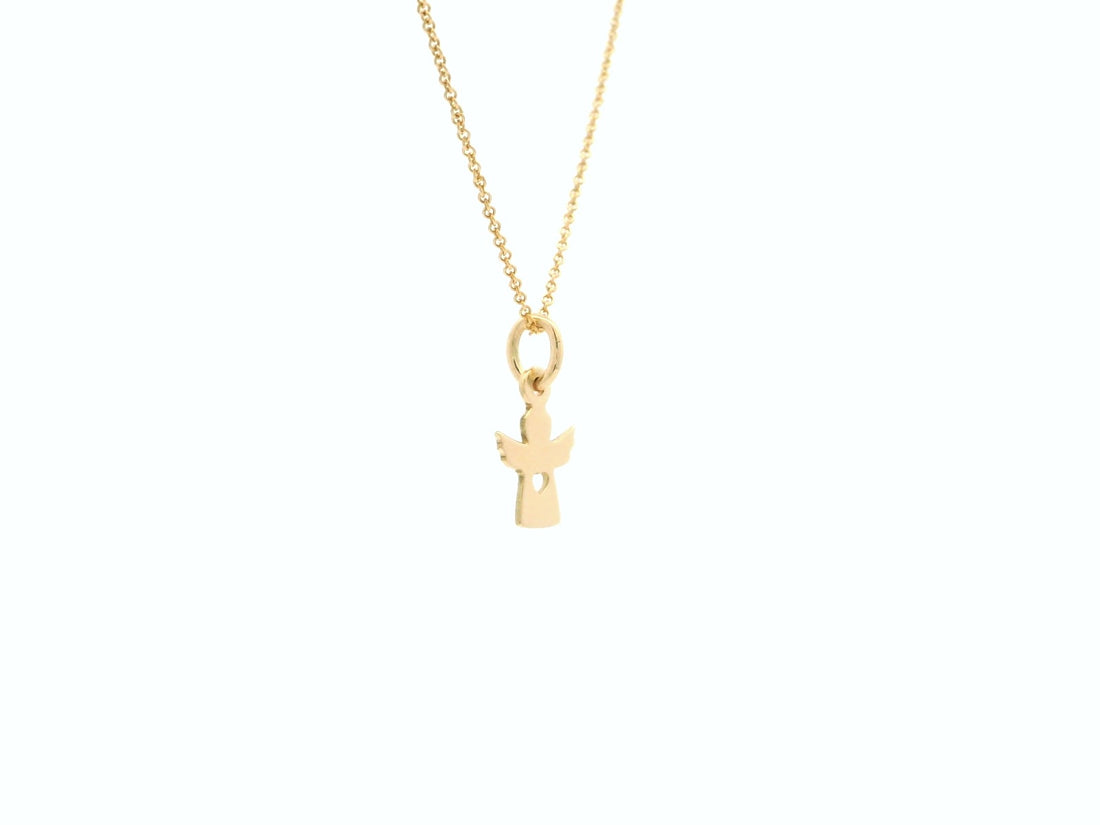 Schutzengel - Engel-Anhänger aus 18kt (opt. mit Kette)