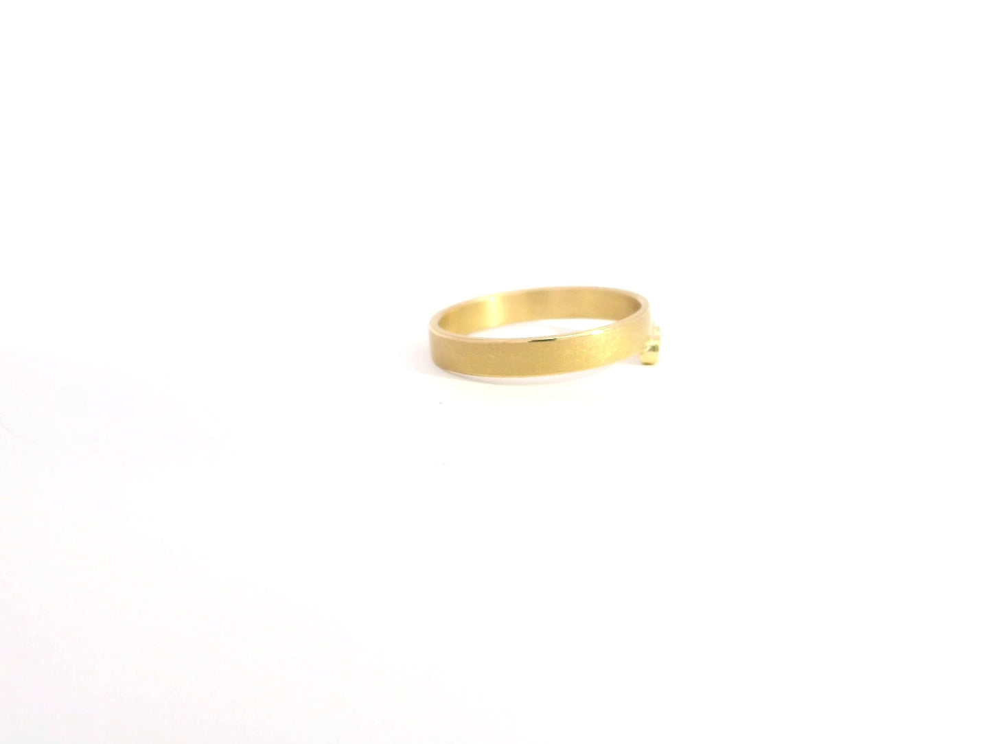 Ring mit drei Brillanten – 18kt Gelbgold