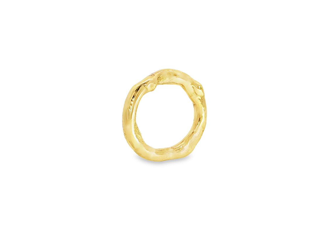 Ring aus 18kt Gelbgold – organisches Unikat