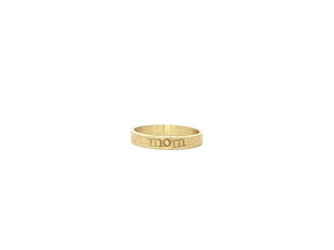 Mom Ring – 14kt Gelbgold