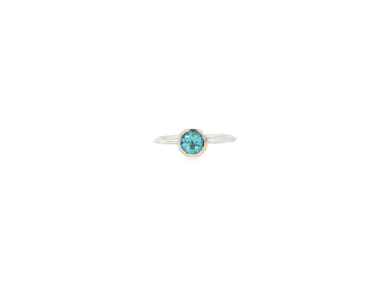 Sola · Aquamarin · 750er Palladium-Weißgold