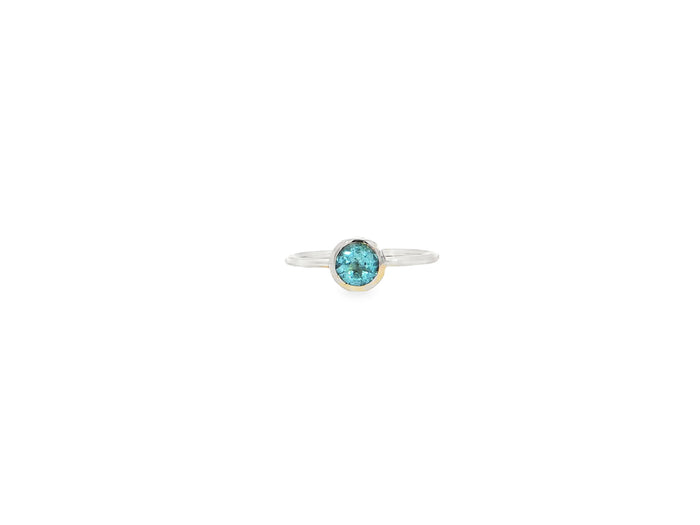 Sola · Aquamarin · 750er Palladium-Weißgold