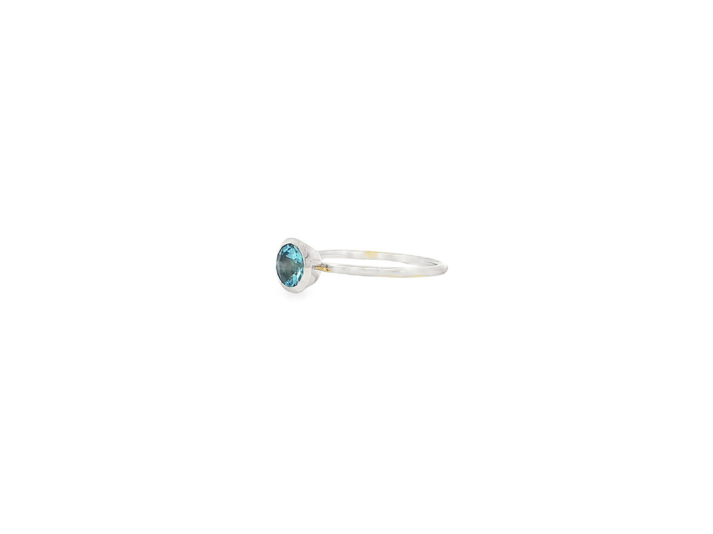 Sola · Aquamarin · 750er Palladium-Weißgold