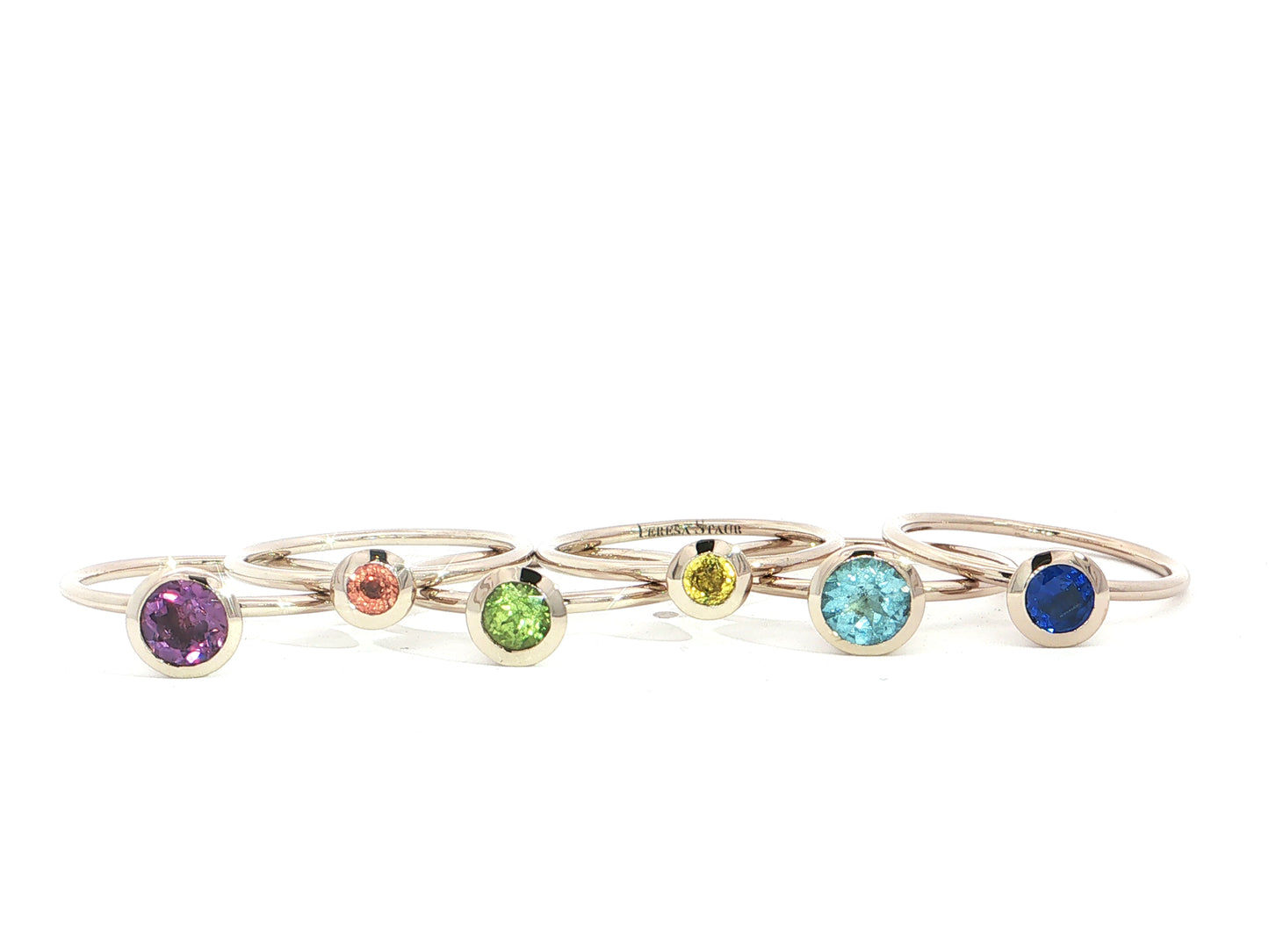 Sola · Aquamarin · 750er Palladium-Weißgold