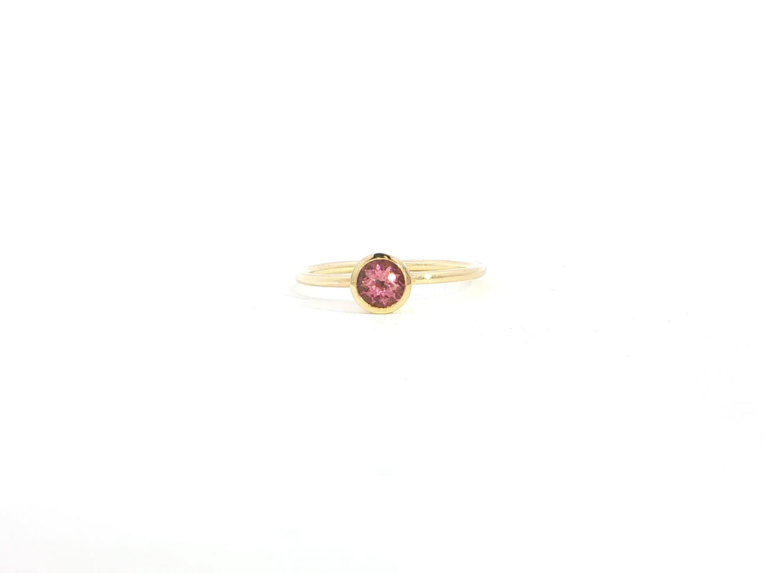 Sola · Rosa Turmalin · 750er Gelbgold