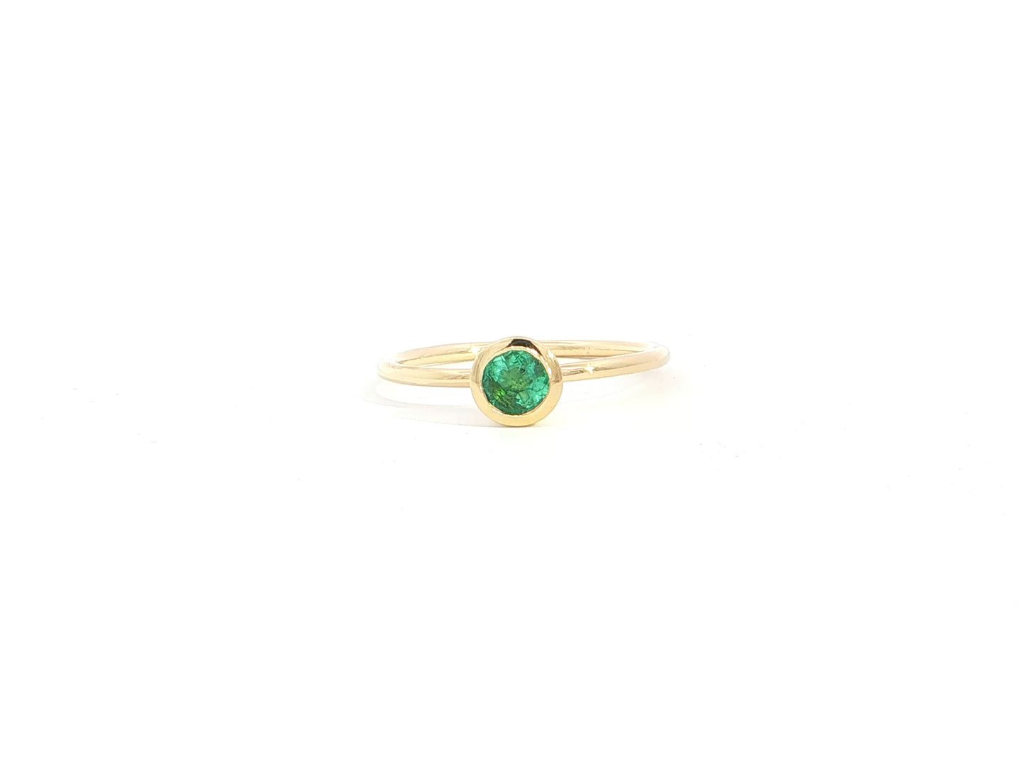 Sola · Grüner Turmalin · 750er Gelbgold