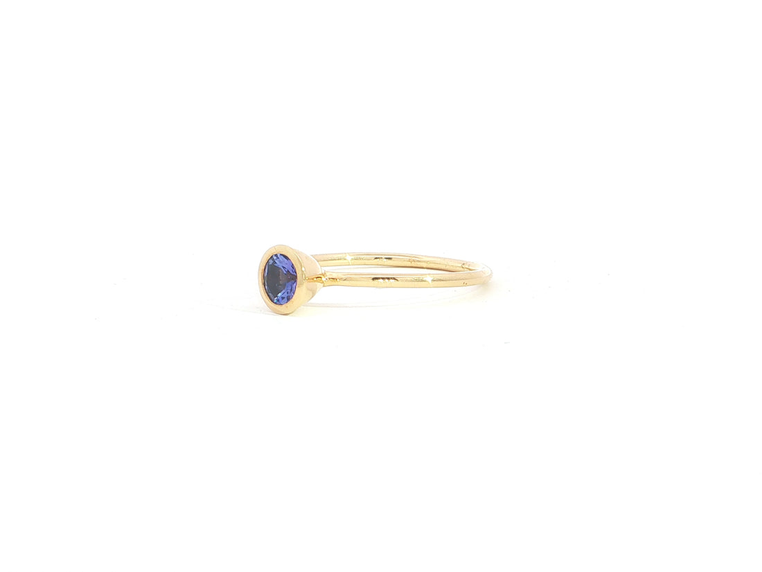 Sola · Tansanit · 750er Gelbgold
