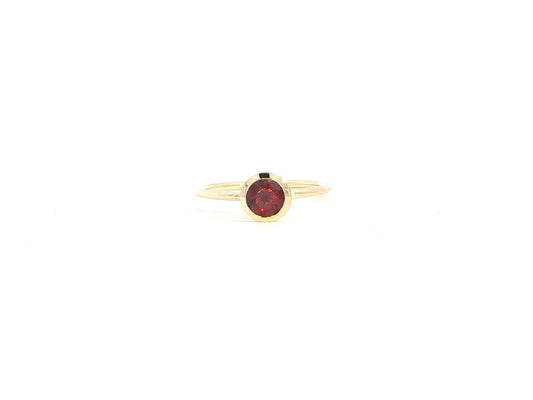 Sola · Roter Granat · 750er Gelbgold