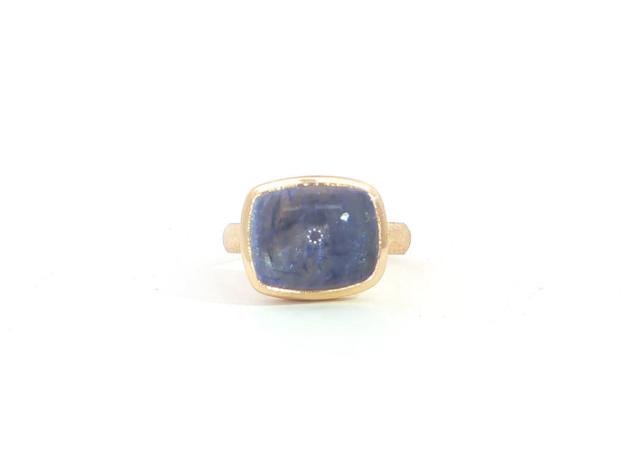 Unikatring - Tansanit · 750er zartes Roségold