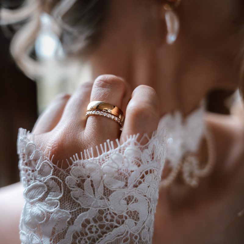Verlobungsring mit Diamant